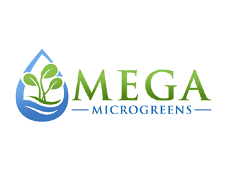 Mega Microgreens logo design by ingepro