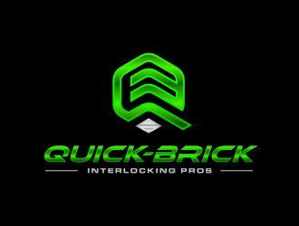 Quick-Brick logo design by ammad