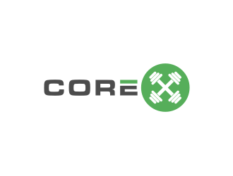CORE X logo design by johana