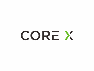 CORE X logo design by ammad