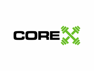 CORE X logo design by ammad