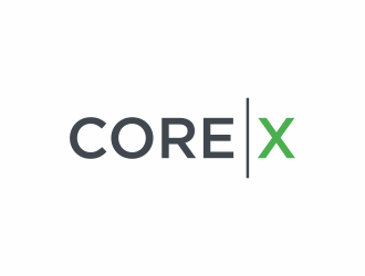 CORE X logo design by ammad