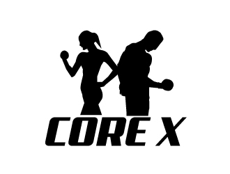 CORE X logo design by AamirKhan