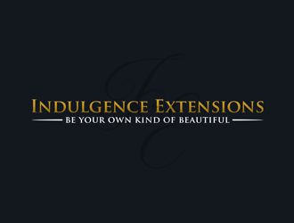 Indulgence Extensions        (tag line) be your own kind of beautiful logo design by alby