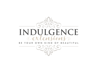 Indulgence Extensions        (tag line) be your own kind of beautiful logo design by GemahRipah