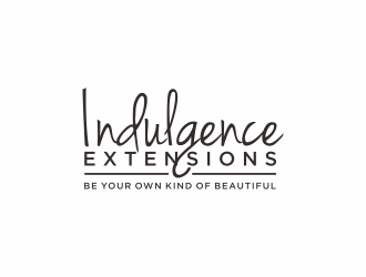 Indulgence Extensions        (tag line) be your own kind of beautiful logo design by checx