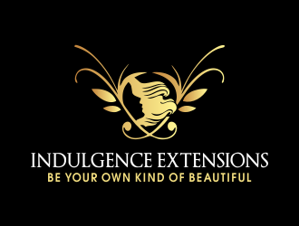 Indulgence Extensions        (tag line) be your own kind of beautiful logo design by JessicaLopes
