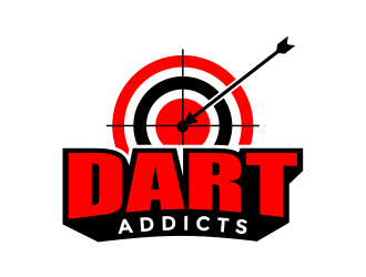 Dart Addicts logo design by Girly