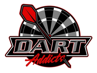 Dart Addicts logo design by DreamLogoDesign