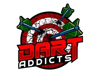 Dart Addicts logo design by DreamLogoDesign