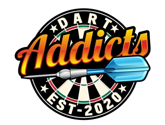 Dart Addicts logo design by DreamLogoDesign