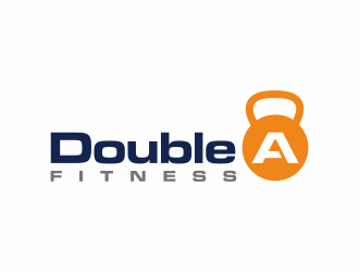 Double A Fitness logo design by ammad