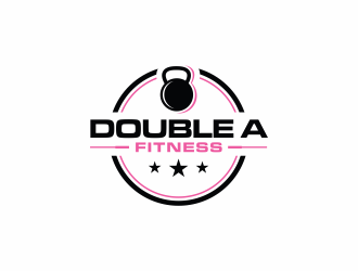 Double A Fitness logo design by ammad