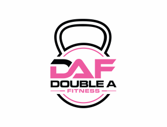 Double A Fitness logo design by ammad