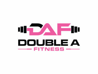 Double A Fitness logo design by ammad
