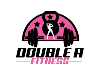 Double A Fitness logo design by AamirKhan