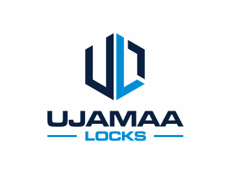Ujamaa Locks logo design by ammad
