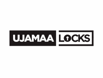 Ujamaa Locks logo design by YONK