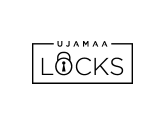 Ujamaa Locks logo design by treemouse