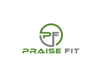 PRAISE FIT logo design by logitec