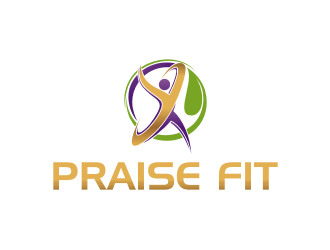 PRAISE FIT logo design by mbamboex