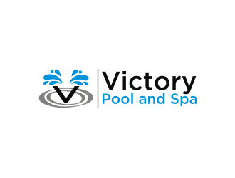Victory Pool and Spa logo design by Diancox