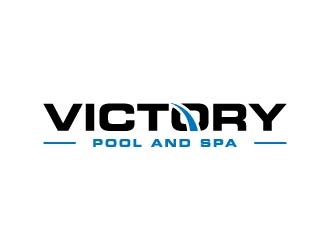 Victory Pool and Spa logo design by maserik