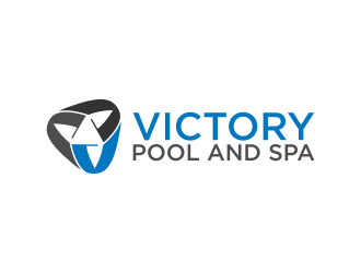 Victory Pool and Spa logo design by sitizen