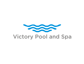 Victory Pool and Spa logo design by Diancox