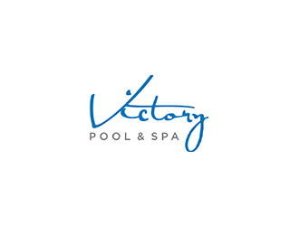 Victory Pool and Spa logo design by ndaru