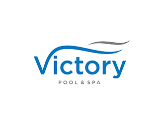 Victory Pool and Spa logo design by ndaru