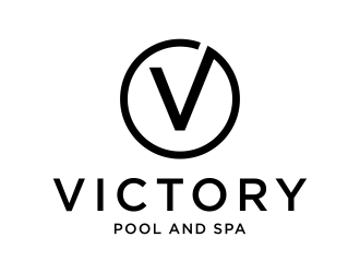 Victory Pool and Spa logo design by p0peye