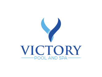 Victory Pool and Spa logo design by qqdesigns