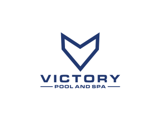Victory Pool and Spa logo design by bricton