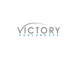 Victory Pool and Spa logo design by bricton