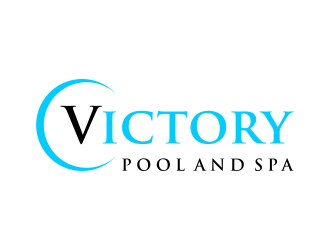 Victory Pool and Spa logo design by savana