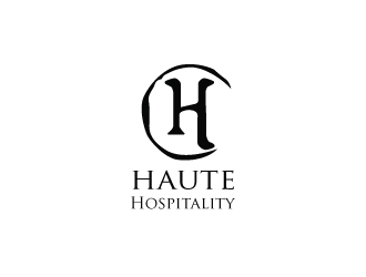 Haute Hospitality logo design by sanstudio