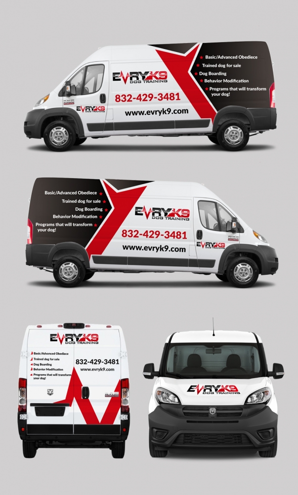 Evry K9 Dog Training logo design by DreamLogoDesign