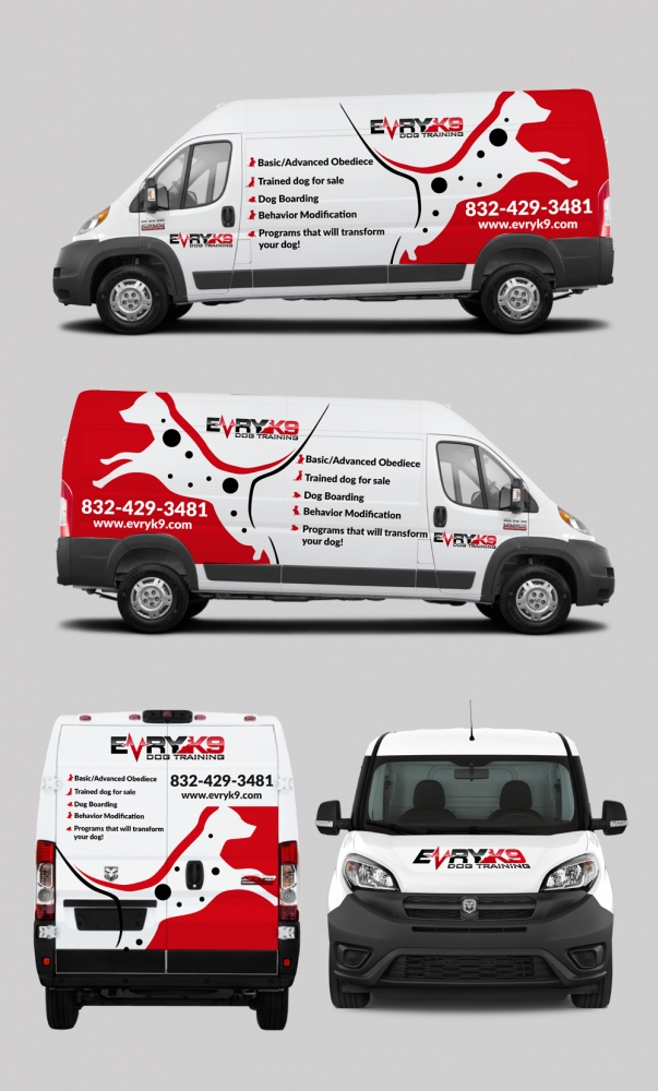 Evry K9 Dog Training logo design by DreamLogoDesign