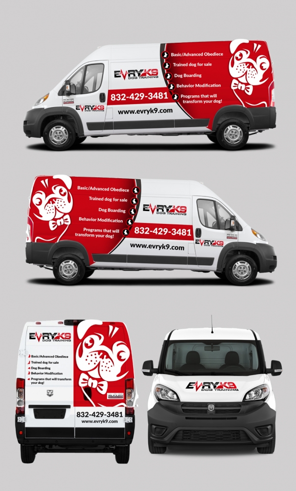 Evry K9 Dog Training logo design by DreamLogoDesign