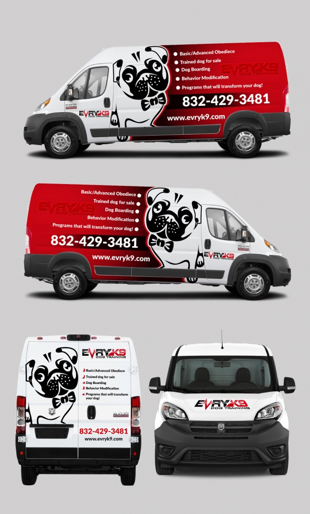 Evry K9 Dog Training logo design by DreamLogoDesign