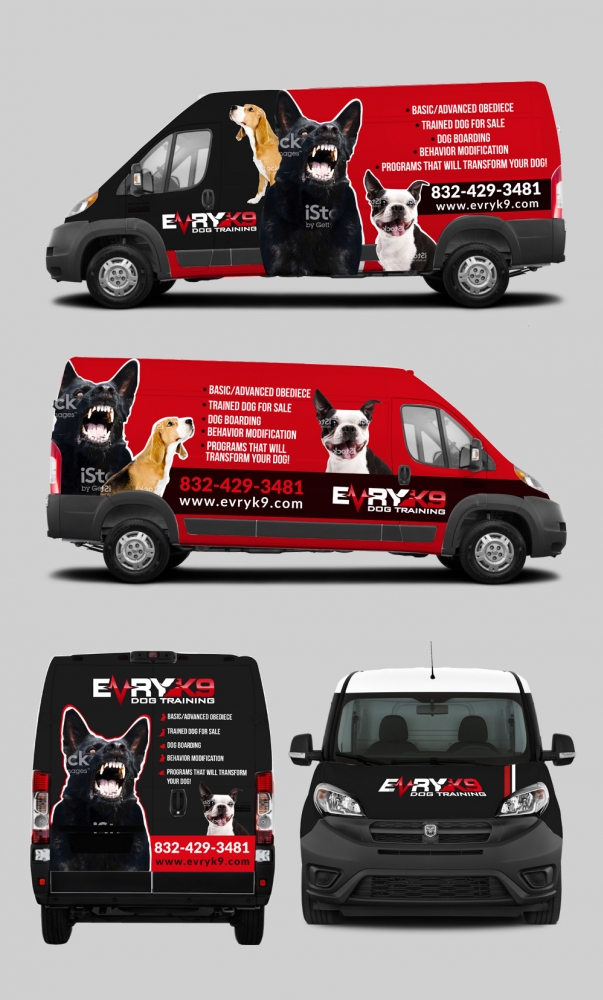 Evry K9 Dog Training logo design by DreamLogoDesign