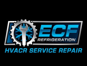 ECF REFRIGERATION logo design by J0s3Ph