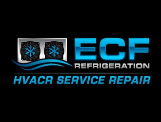 ECF REFRIGERATION logo design by J0s3Ph