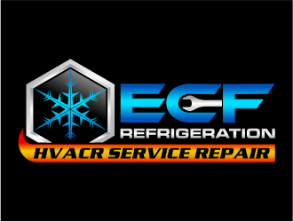ECF REFRIGERATION logo design by mutafailan