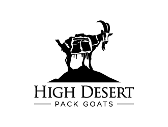 High Desert Pack Goats logo design by iamjason