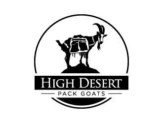 High Desert Pack Goats logo design by iamjason