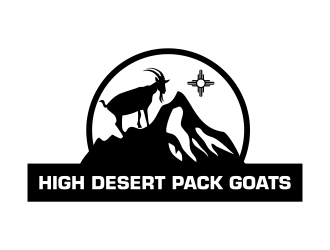 High Desert Pack Goats logo design by oke2angconcept