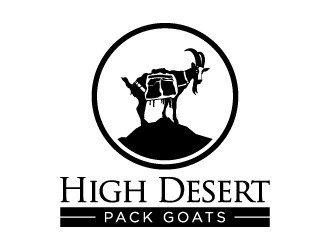 High Desert Pack Goats logo design by iamjason