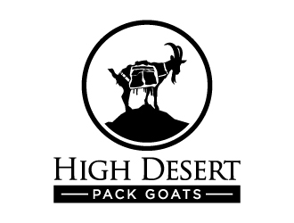 High Desert Pack Goats logo design by iamjason